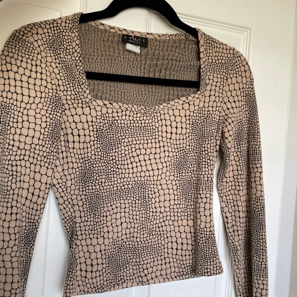 Vintage Cesti square neck top - Picture 1 of 2